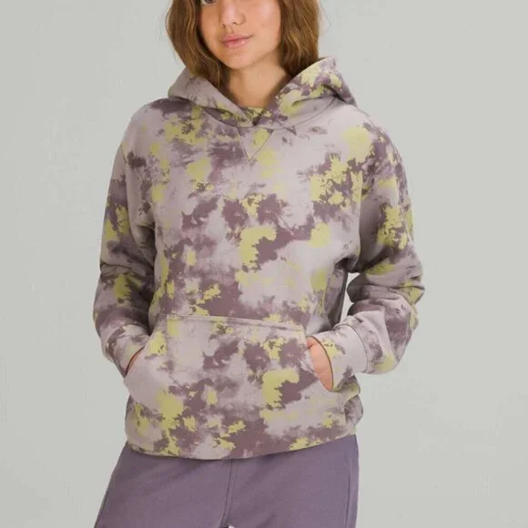 Lululemon All Yours Hoodie Orbital Tie Dye Mauve Grey Multi - Picture 7 of 7